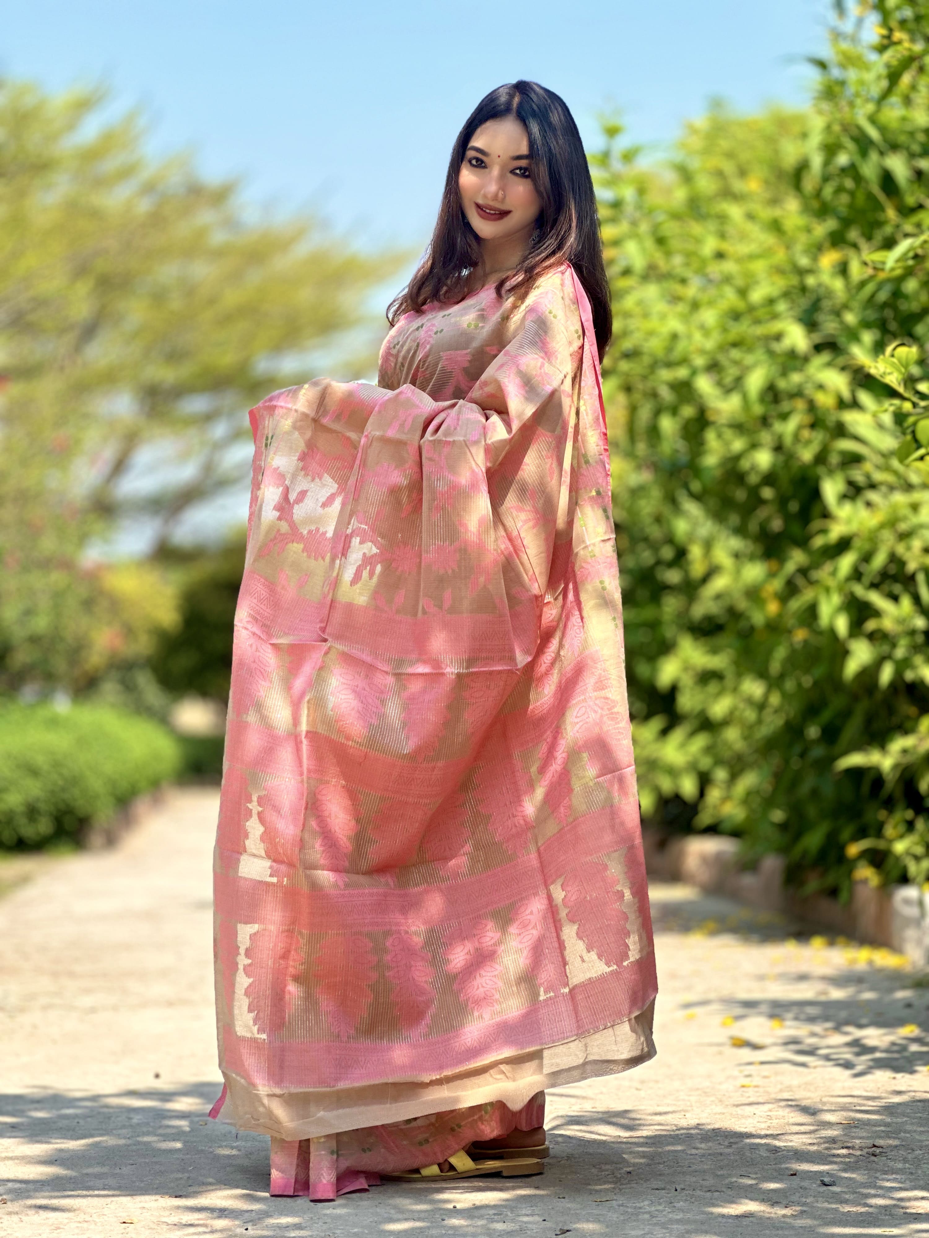 কাশ্মীরি জামদানি শাড়ী (7.)