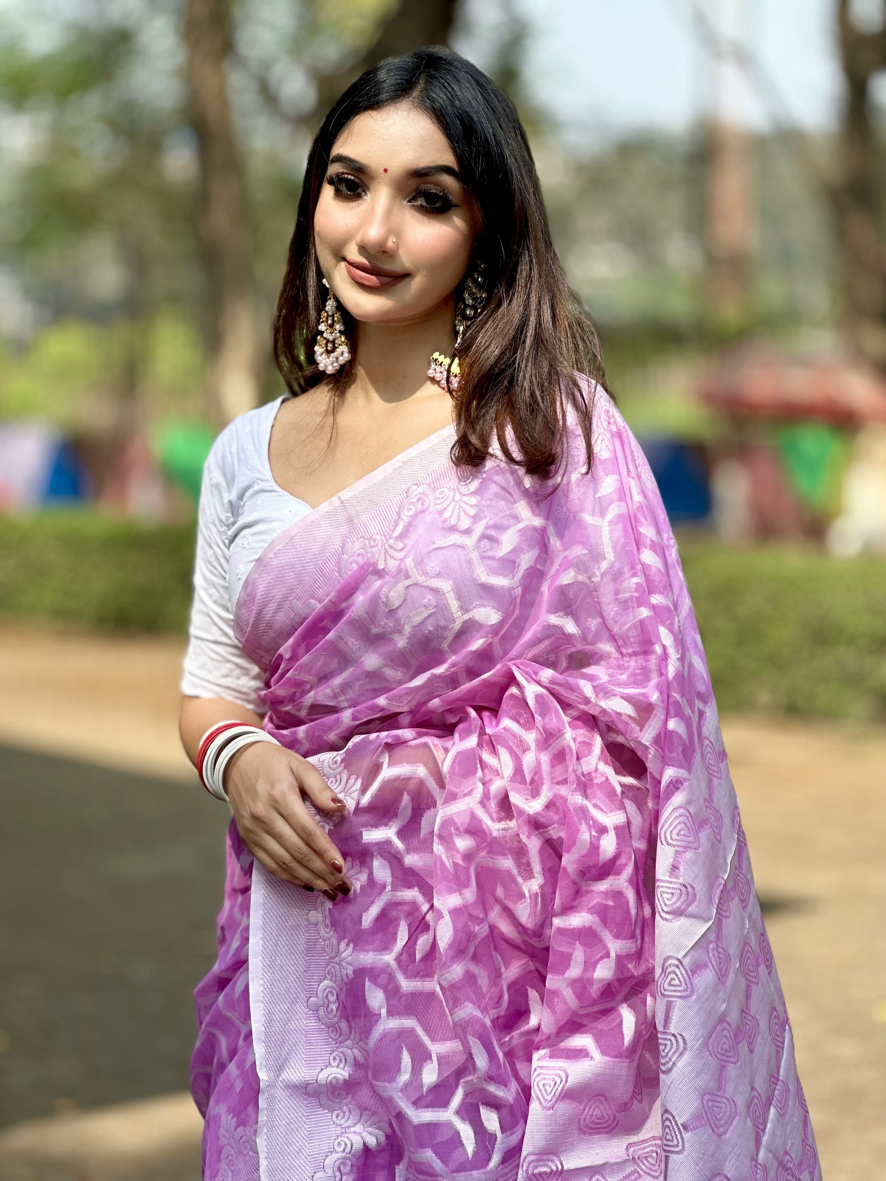 মসলিন জামদানি শাড়ী (7)
