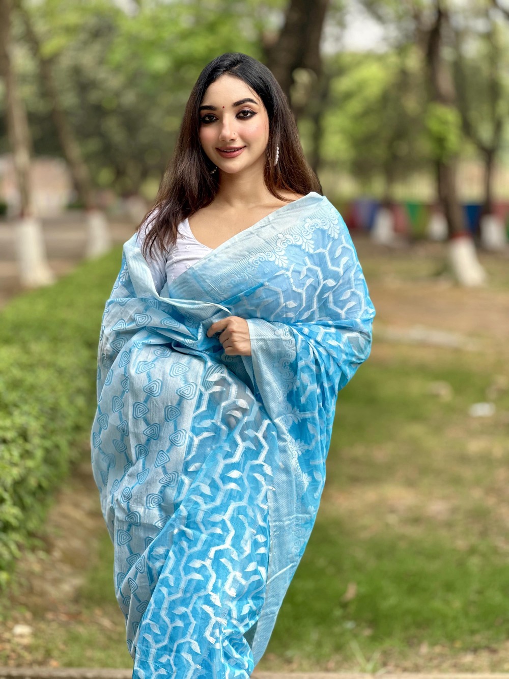 মসলিন জামদানি শাড়ী (10)