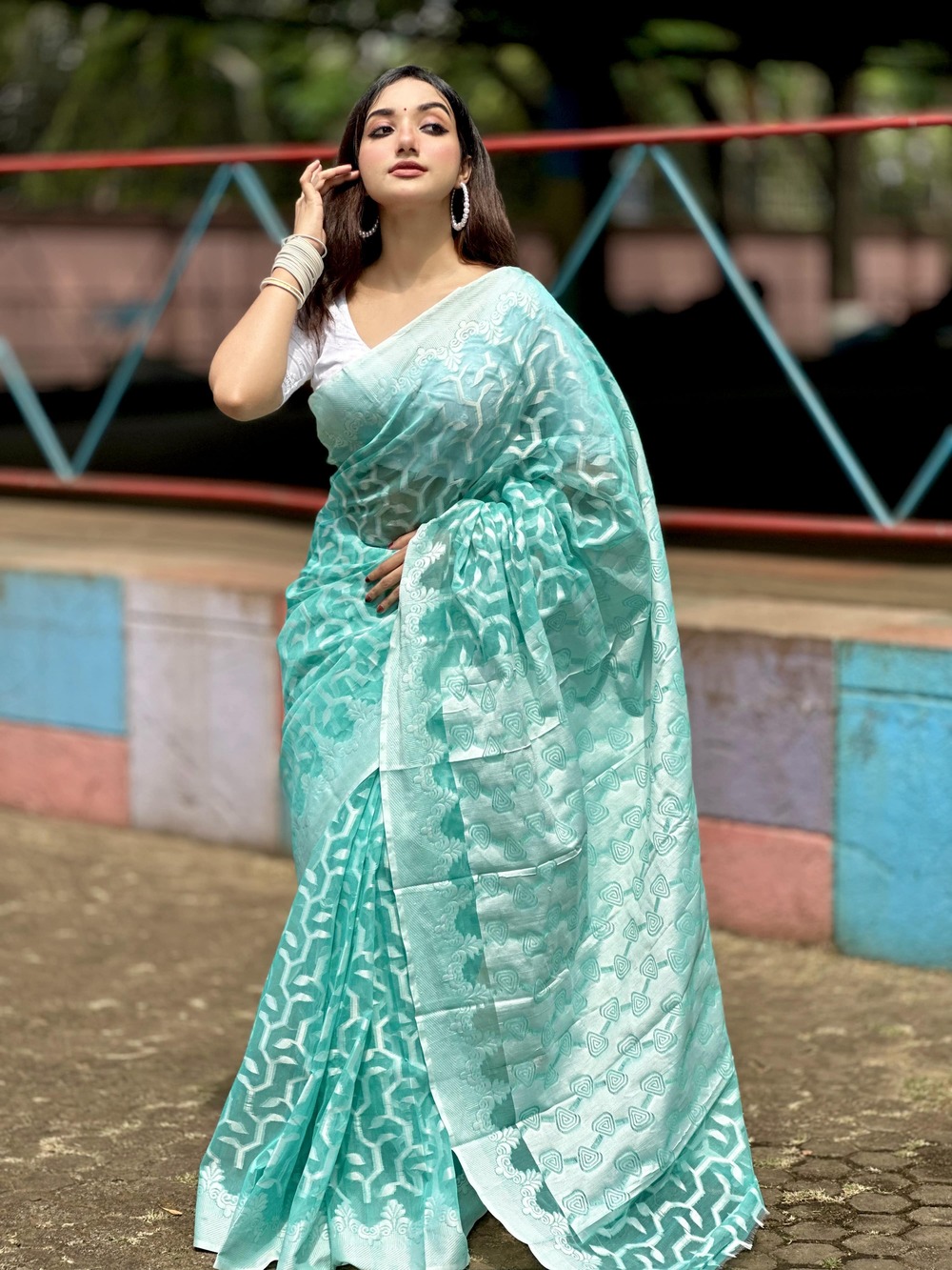 মসলিন জামদানি শাড়ী (11)