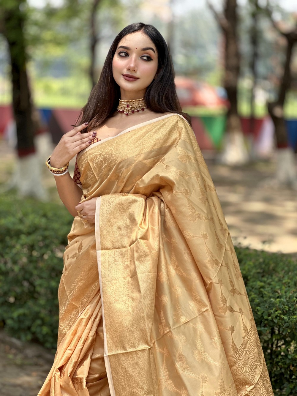 এক্সক্লুসিভ কাতান শাড়ি (14)