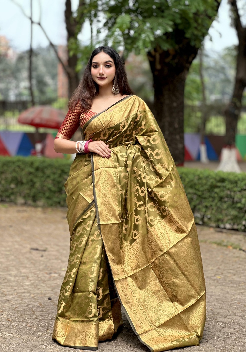 এক্সক্লুসিভ কাতান শাড়ি (15)