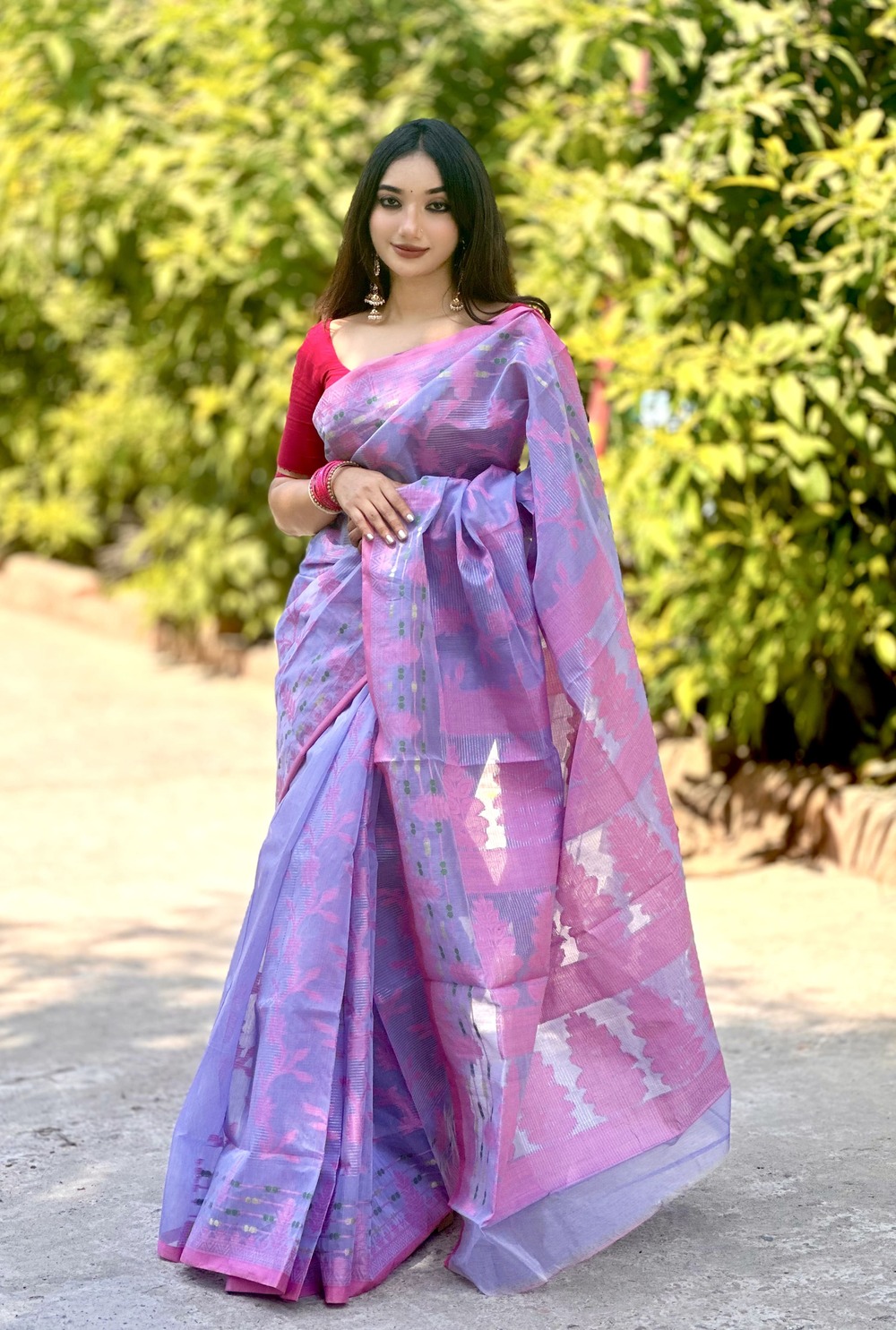 কাশ্মীরি জামদানি শাড়ী (10.)