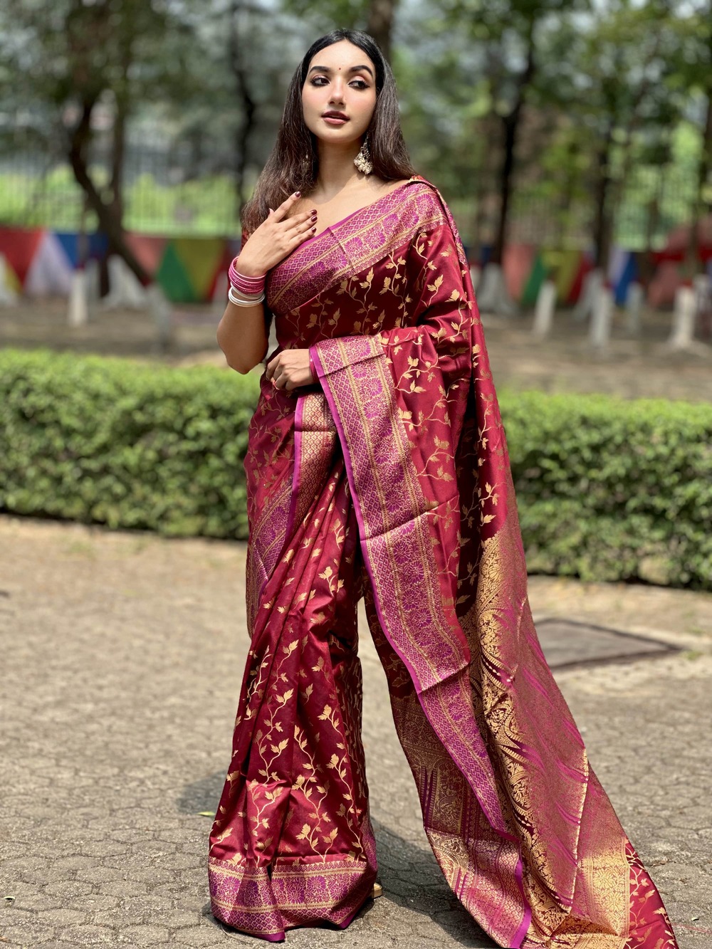এক্সক্লুসিভ কাতান শাড়ি (18)
