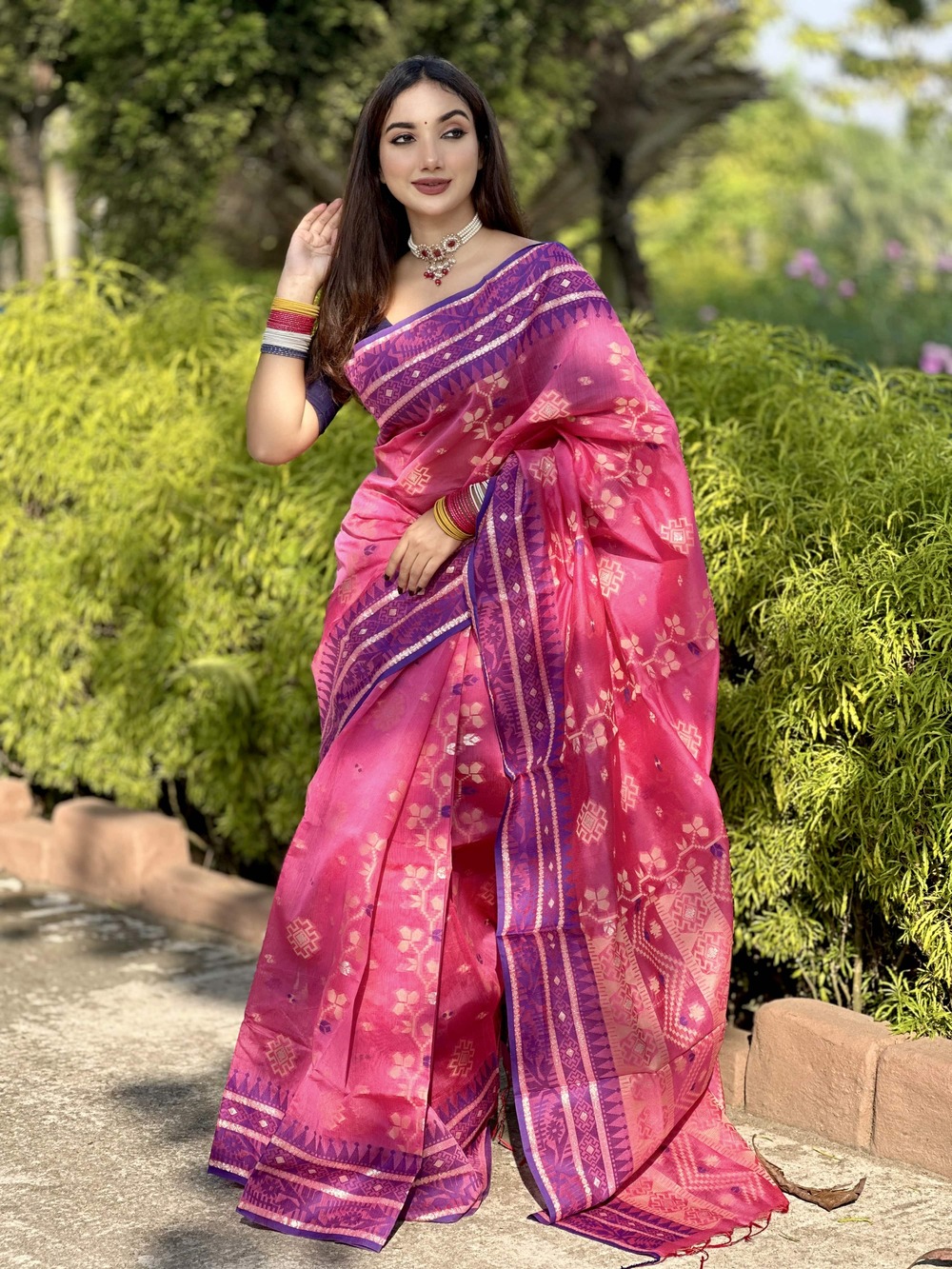 জামদানি শাড়ি (টেন্সিল 1 )