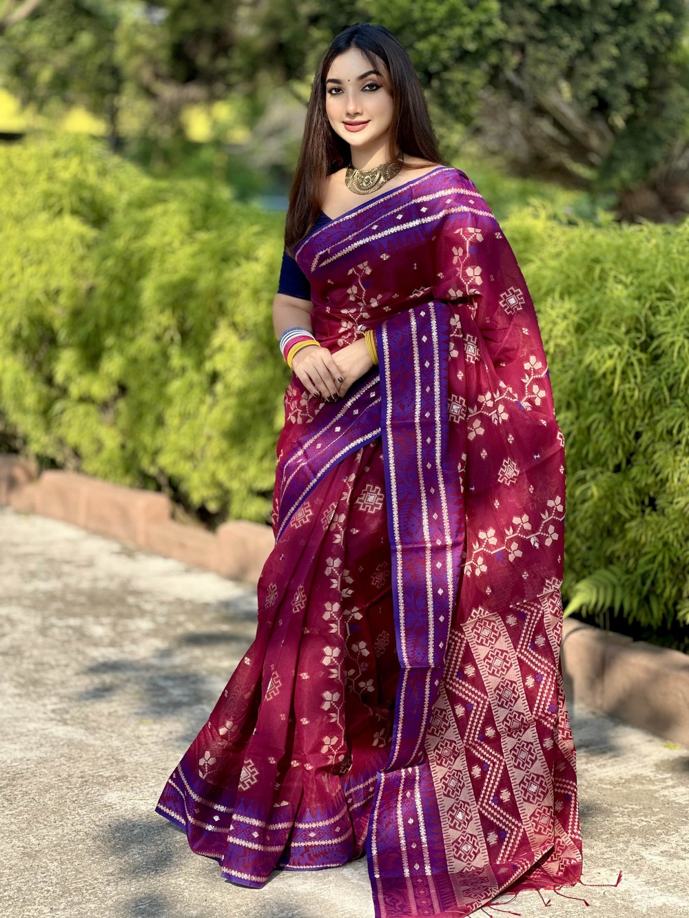 জামদানি শাড়ি (টেন্সিল 2 )