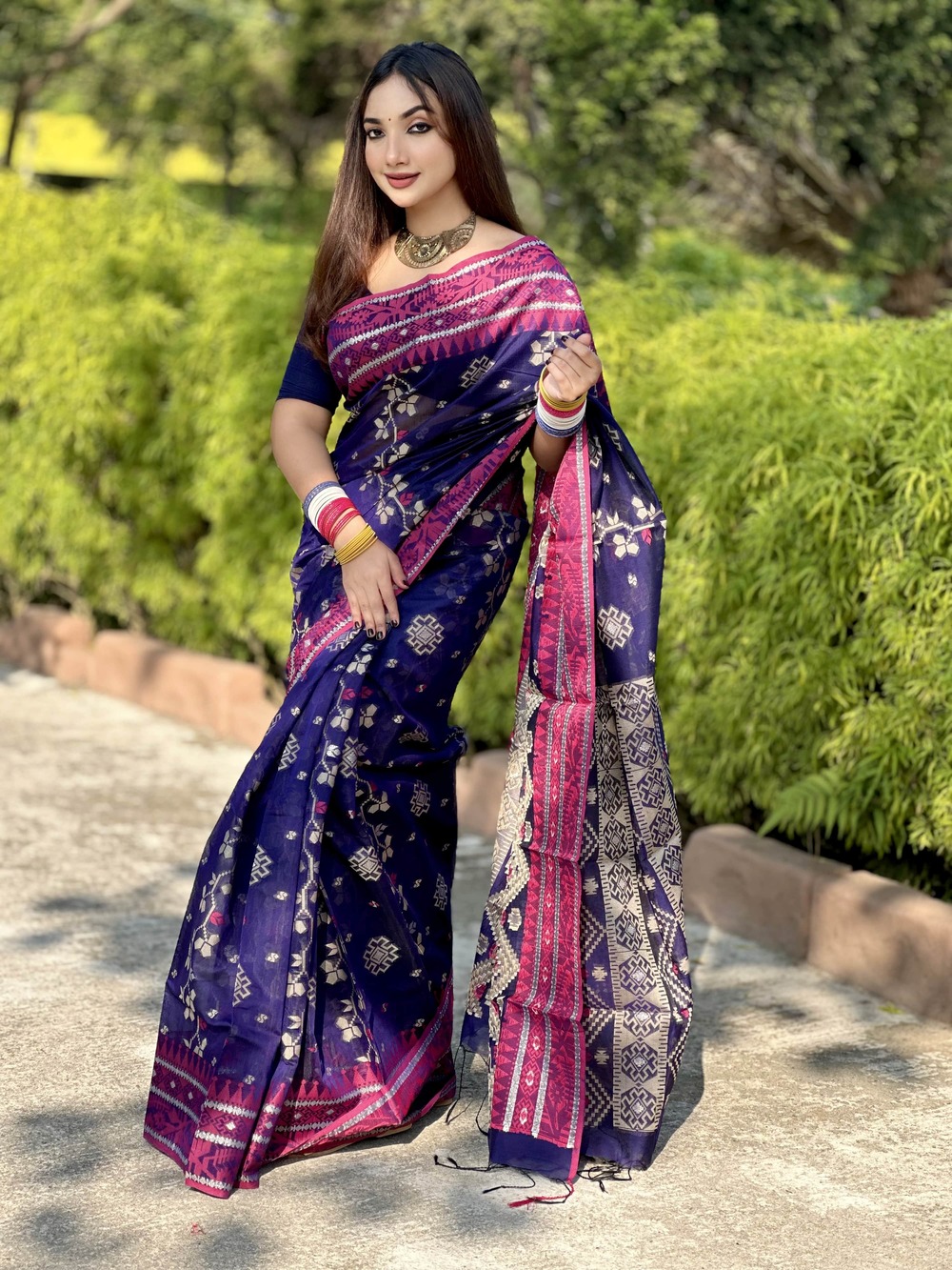 জামদানি শাড়ি (টেন্সিল 5 )