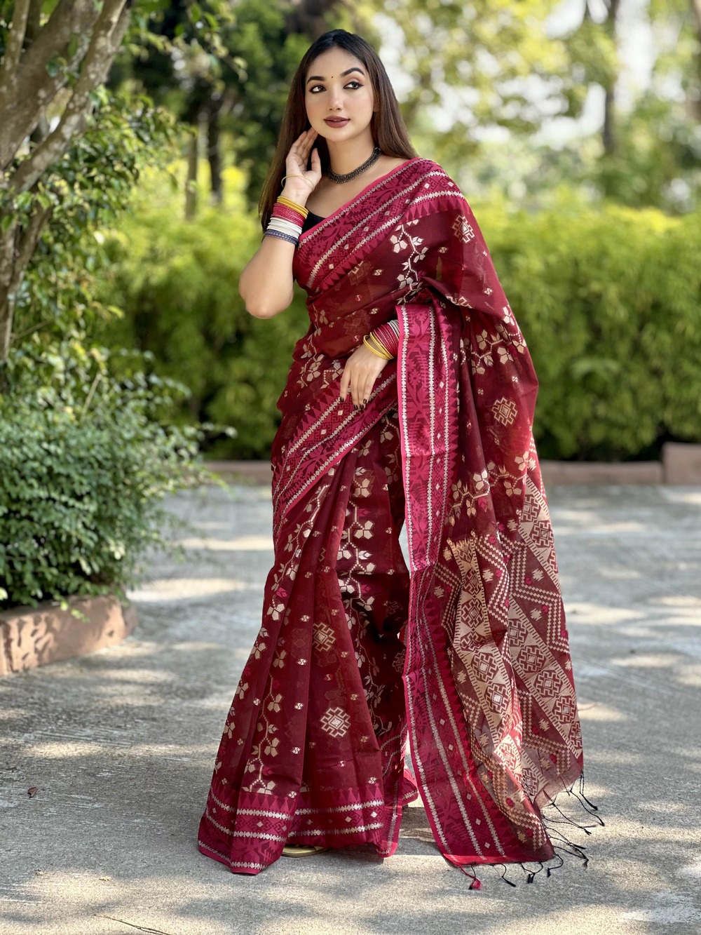 জামদানি শাড়ি (টেন্সিল 6 )